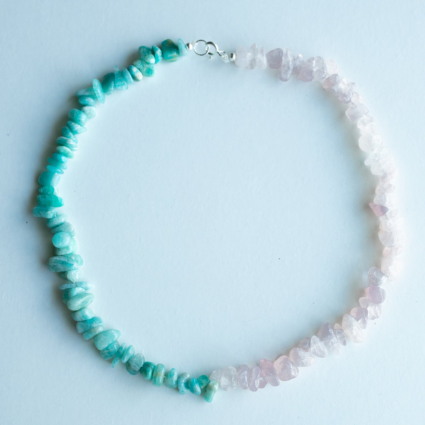 Amazonite & Rose Quartz Necklace