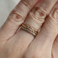 18k Twig Stacking Rings