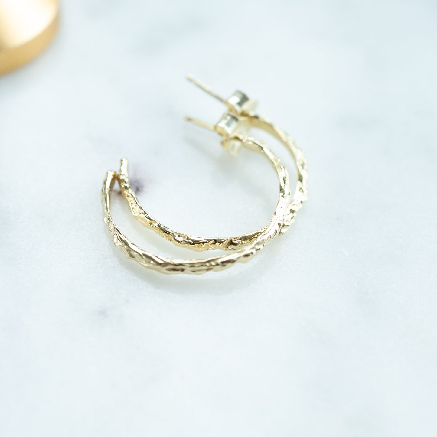 18k Twig Earrings